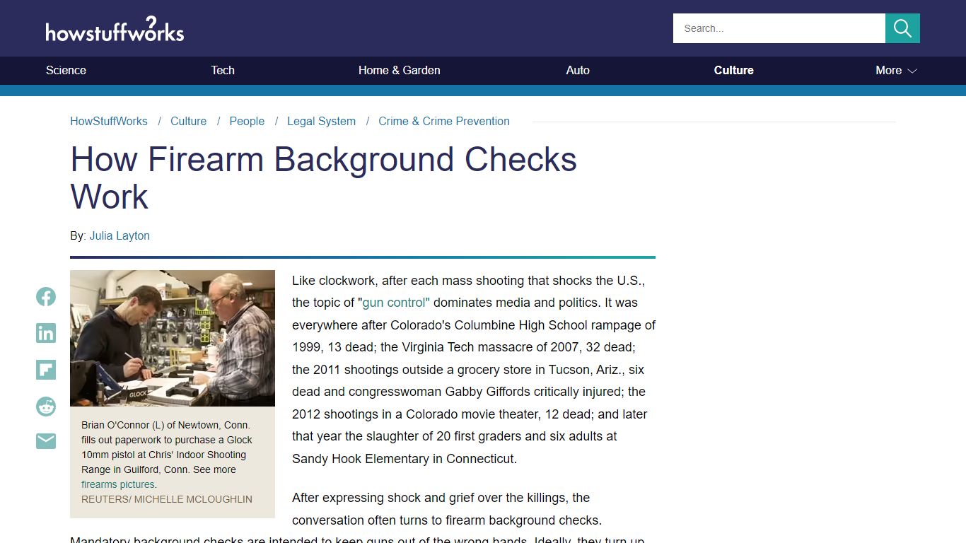 How Firearm Background Checks Work | HowStuffWorks