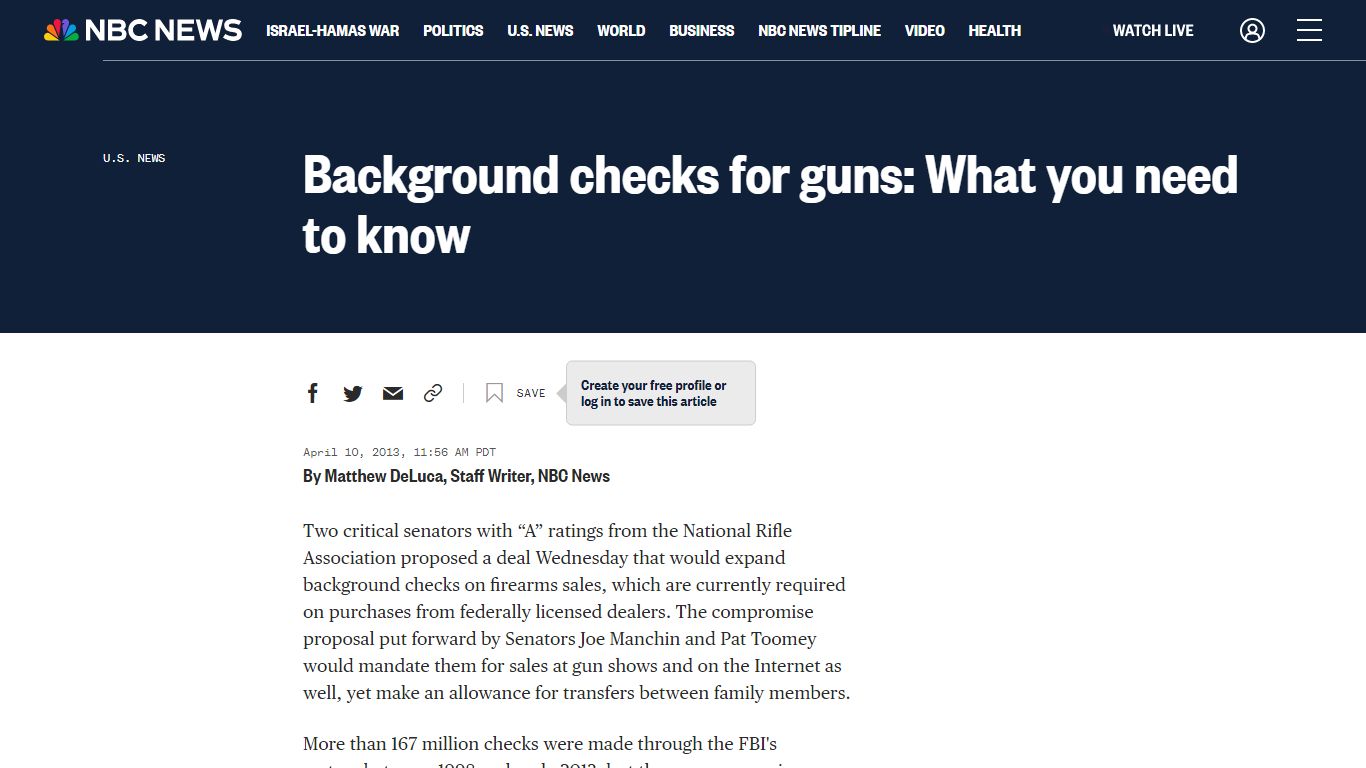 Background checks for guns: What you need to know - NBC News
